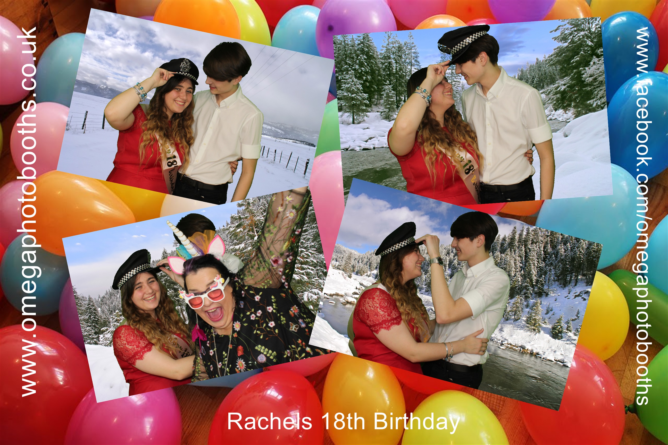 Rachel's 18th birthday and family Christmas get together | View more photos from the event at gallery.omegaphotobooths.co.uk/u/Omega-Photobooths/Rachels-18th-birthday-and-family-Christmas-get-together